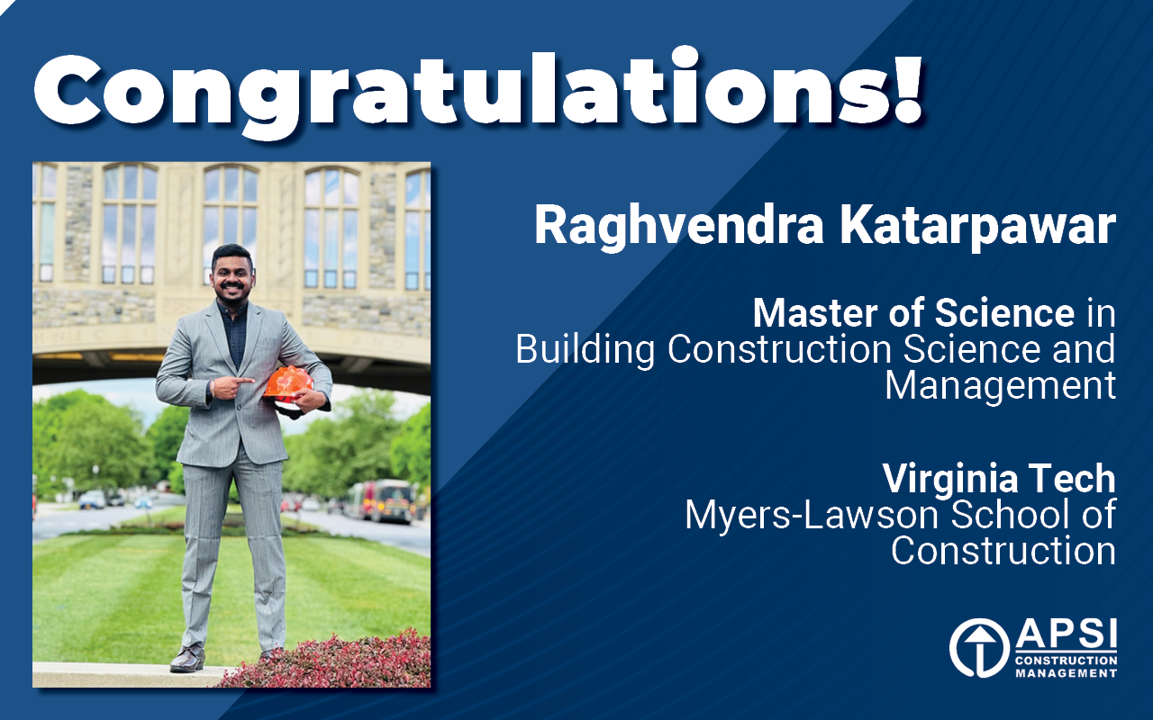 Celebrating Raghvendra Katarpawar’s Graduation from Virginia Tech!
