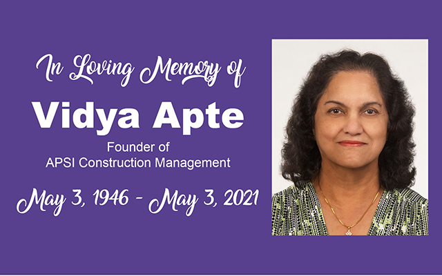 In Loving Memory of Vidya Apte