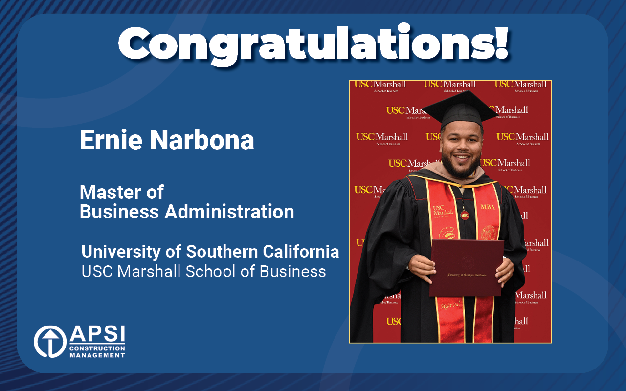 Celebrating Ernie Narbona’s Graduation from the University of Southern California!